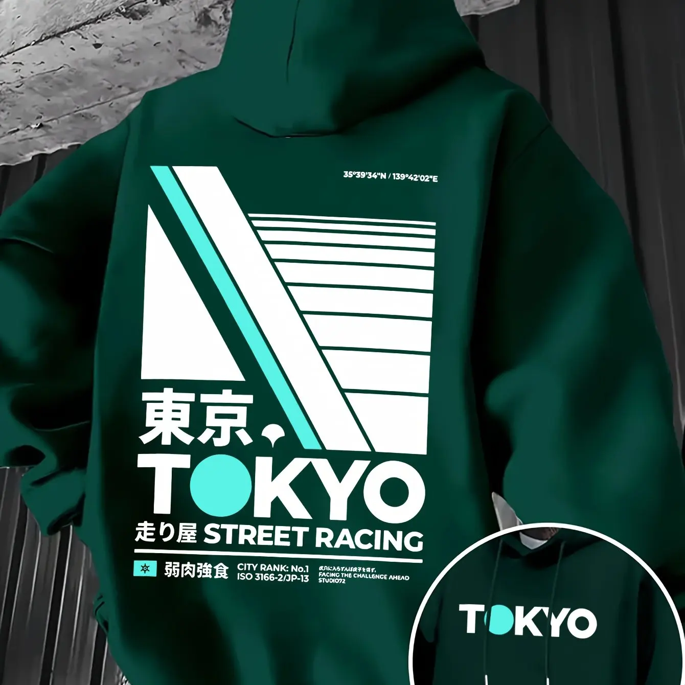 Retro JDM Tokyo Racing Double  - Street Fashion In Tokyo avaliação e preço