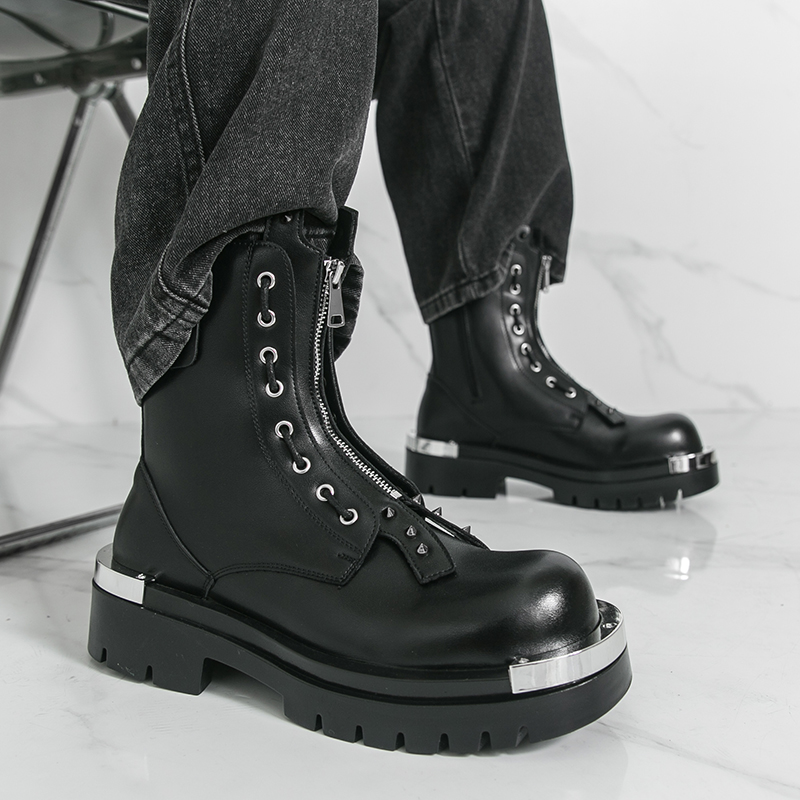 Men's thick soled boots Design - Street Fashion Walk avaliação e preço