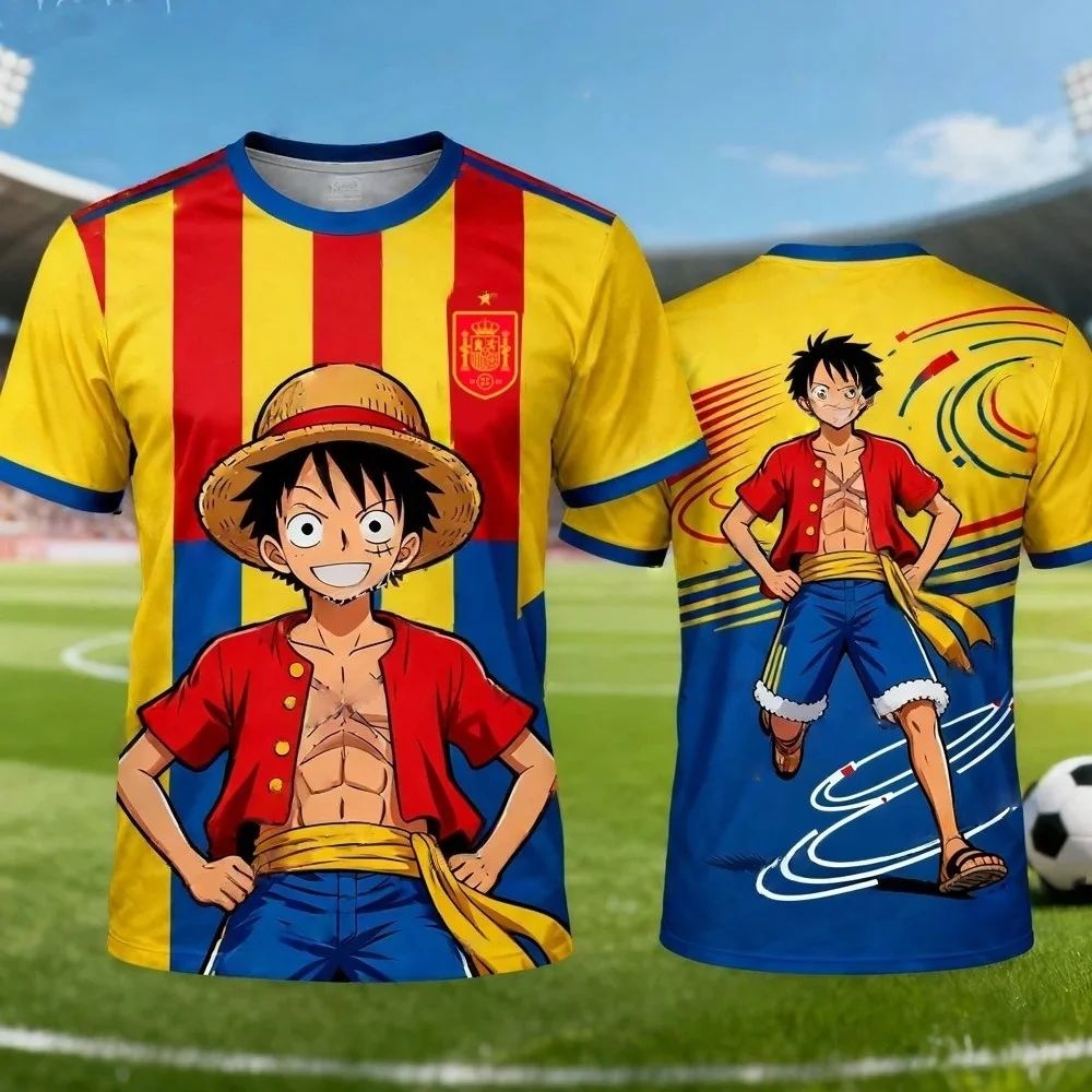 Anime One Piece Monkey D Luffy - Street Fashion Pose avaliação e preço