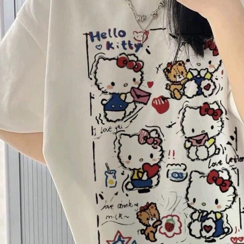Short-Sleeved Summer Hello Kit - Street For Fashion avaliação e preço