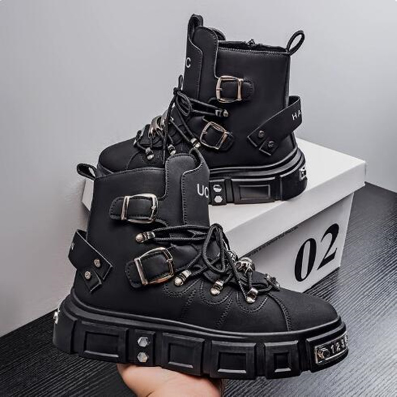 Fashion Rivet Black High top S - Street Fashion Luxury avaliação e preço