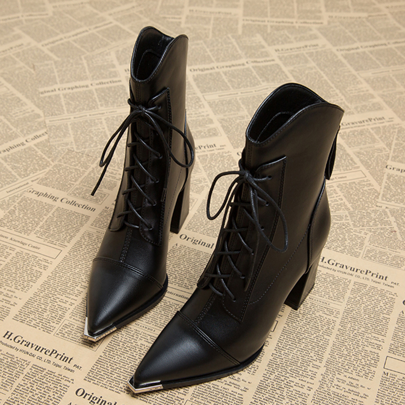 Women's Ankle Boots Fashion Po - Street Fashion Luxury avaliação e preço