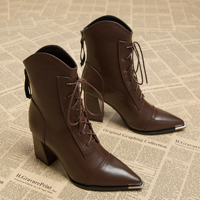 Women's Ankle Boots Fashion Po - Street Fashion Luxury avaliação e preço