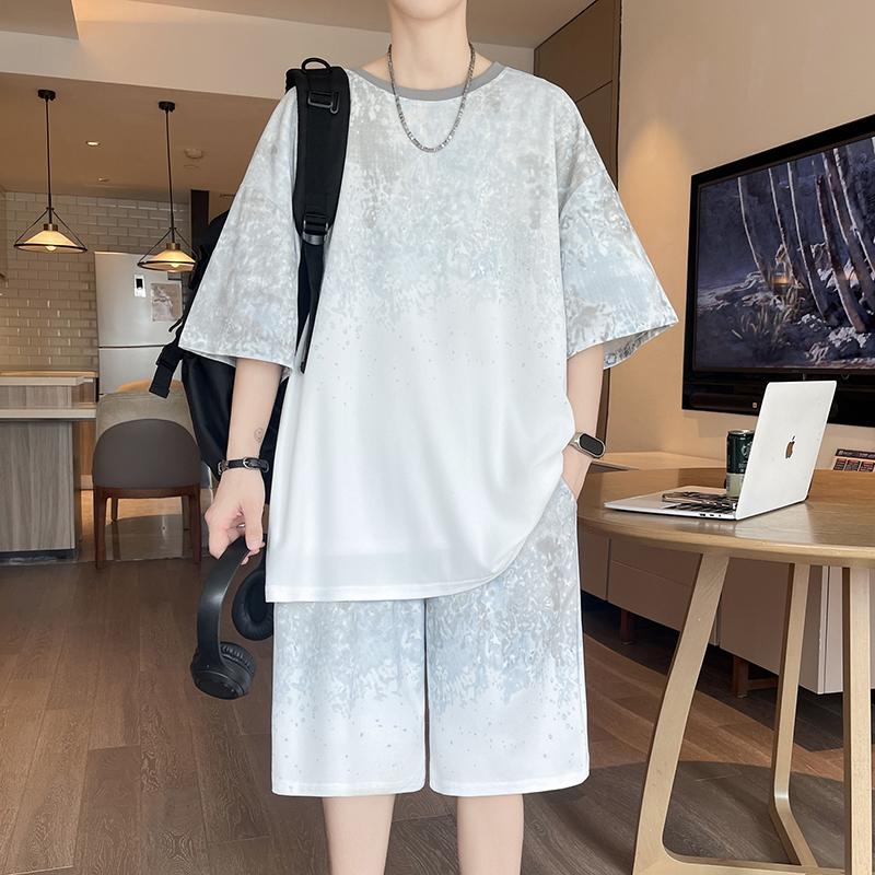 【Top 5-Point Pants】Men's T-Shi - Street For Fashion avaliação e preço